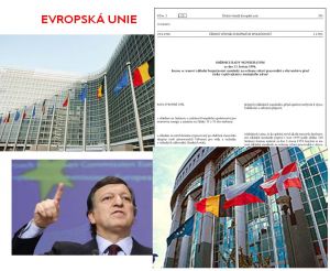 Sídlo Evropské unie v Bruselu, Prezident Evropské komise José M. Barosso a ukázka jedné z hlavních směrnic EU v oblasti radiační ochrany